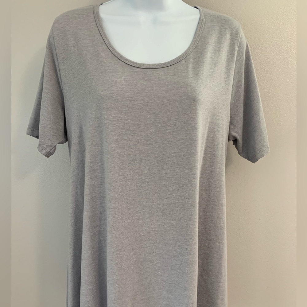 LuLa Roe Neutral Relaxed Fit Tee
